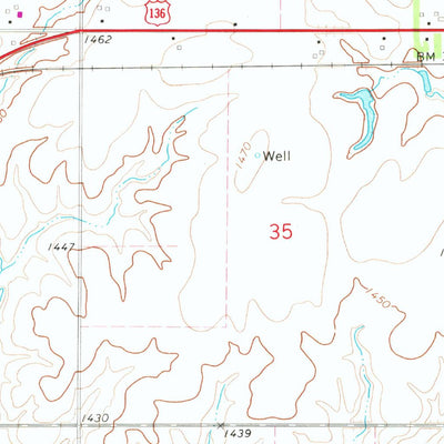 United States Geological Survey Jansen, NE (1970, 24000-Scale) digital map