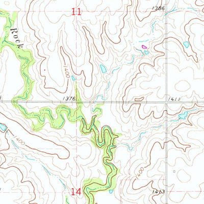 United States Geological Survey Jansen, NE (1970, 24000-Scale) digital map