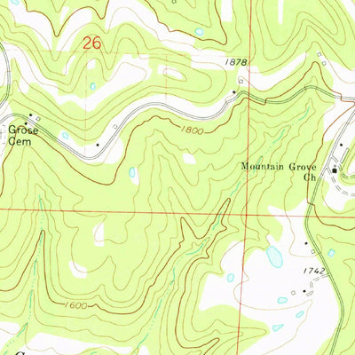 United States Geological Survey Japton, AR (1973, 24000-Scale) digital map