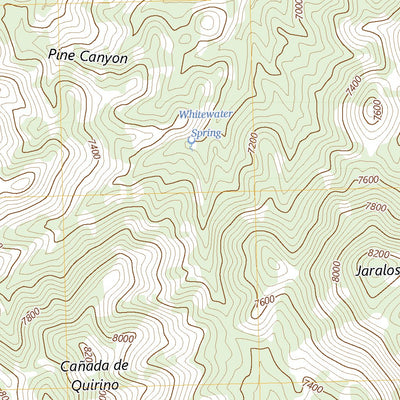 United States Geological Survey Jaralosa Mountain, NM (2023, 24000-Scale) digital map