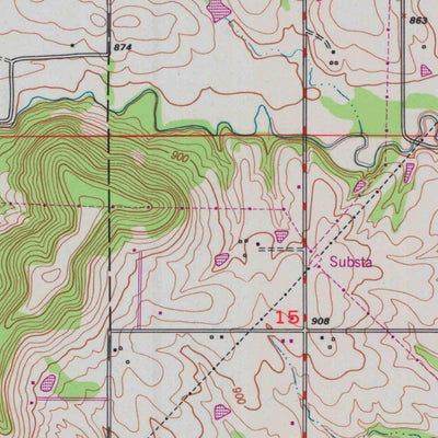 United States Geological Survey Jarbalo, KS (1948, 24000-Scale) digital map