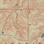 United States Geological Survey Jarbalo, KS (1950, 24000-Scale) digital map