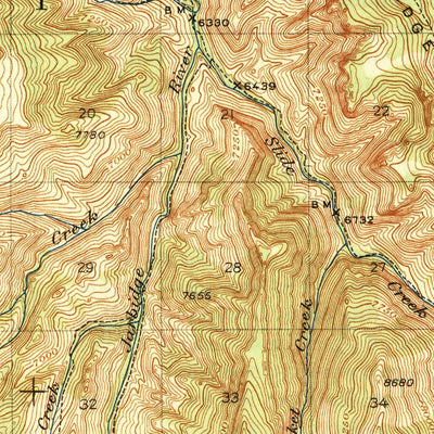United States Geological Survey Jarbidge, NV-ID (1945, 62500-Scale) digital map