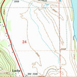 United States Geological Survey Jared, WA (1992, 24000-Scale) digital map