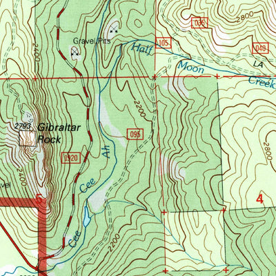 United States Geological Survey Jared, WA (1992, 24000-Scale) digital map