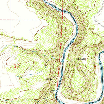 United States Geological Survey Jaritas Ranch, NM (1972, 24000-Scale) digital map