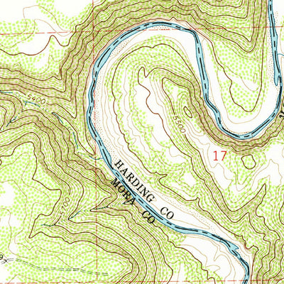 United States Geological Survey Jaritas Ranch, NM (1972, 24000-Scale) digital map