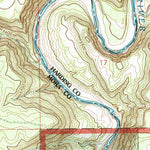 United States Geological Survey Jaritas Ranch, NM (1998, 24000-Scale) digital map