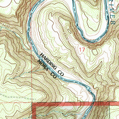 United States Geological Survey Jaritas Ranch, NM (1998, 24000-Scale) digital map
