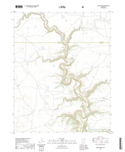 United States Geological Survey Jaritas Ranch, NM (2023, 24000-Scale) digital map