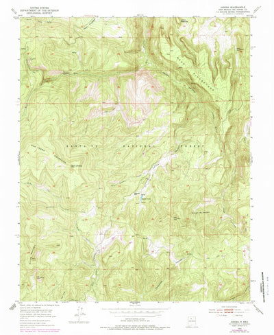 United States Geological Survey Jarosa, NM (1953, 24000-Scale) digital map