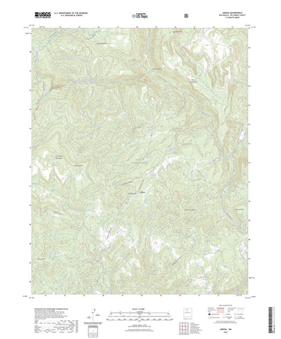 United States Geological Survey Jarosa, NM (2023, 24000-Scale) digital map