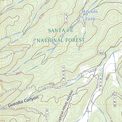 United States Geological Survey Jarosa, NM (2023, 24000-Scale) digital map