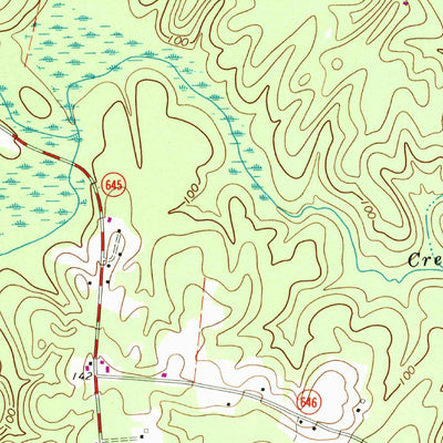United States Geological Survey Jarratt, VA (1966, 24000-Scale) digital map