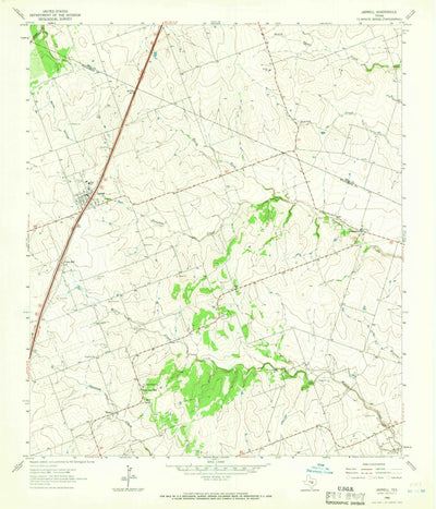 United States Geological Survey Jarrell, TX (1964, 24000-Scale) digital map