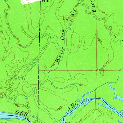 United States Geological Survey Jasmine, AR (1964, 24000-Scale) digital map