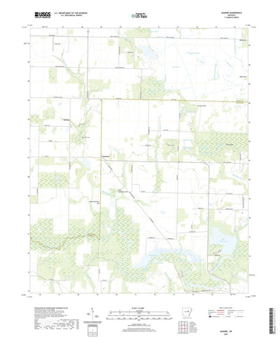 United States Geological Survey Jasmine, AR (2020, 24000-Scale) digital map