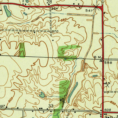 United States Geological Survey Jasonville, IN (1940, 24000-Scale) digital map