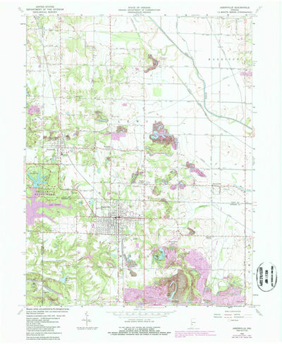 United States Geological Survey Jasonville, IN (1963, 24000-Scale) digital map