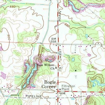 United States Geological Survey Jasonville, IN (1963, 24000-Scale) digital map