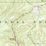 United States Geological Survey Jasper, AR (1967, 24000-Scale) digital map