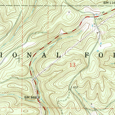 United States Geological Survey Jasper, AR (1967, 24000-Scale) digital map