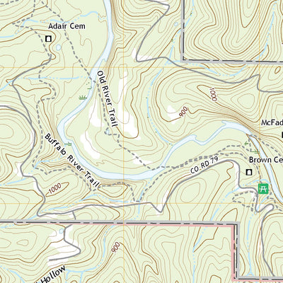 United States Geological Survey Jasper, AR (2020, 24000-Scale) digital map