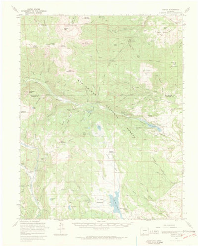 United States Geological Survey Jasper, CO (1967, 62500-Scale) digital map
