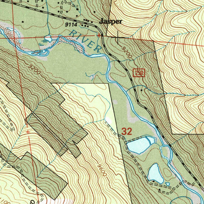 United States Geological Survey Jasper, CO (2001, 24000-Scale) digital map