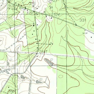 United States Geological Survey Jasper East, TX (1984, 24000-Scale) digital map