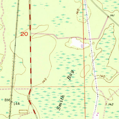 United States Geological Survey Jasper, FL-GA (1955, 24000-Scale) digital map