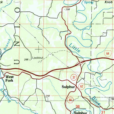 United States Geological Survey Jasper, IN-KY (1986, 100000-Scale) digital map