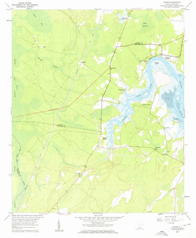 United States Geological Survey Jasper, SC (1958, 24000-Scale) digital map