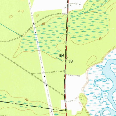 United States Geological Survey Jasper, SC (1958, 24000-Scale) digital map