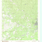 United States Geological Survey Jasper West, TX (1984, 24000-Scale) digital map