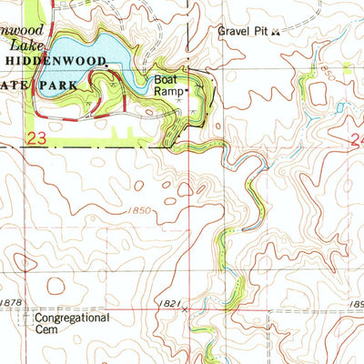 United States Geological Survey Java, SD (1978, 24000-Scale) digital map
