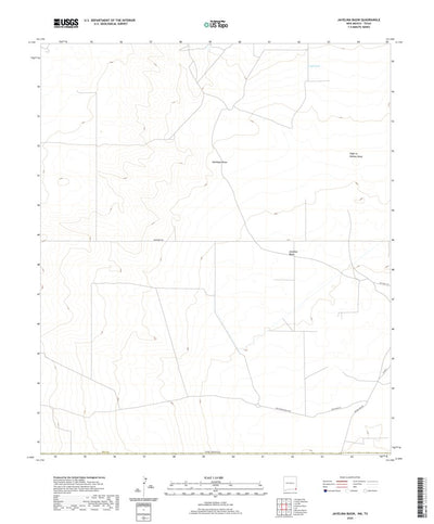 United States Geological Survey Javelina Basin, NM (2020, 24000-Scale) digital map