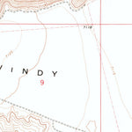 United States Geological Survey Jawbone Ranch, WY (1966, 24000-Scale) digital map