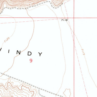 United States Geological Survey Jawbone Ranch, WY (1966, 24000-Scale) digital map
