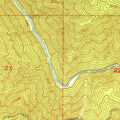 United States Geological Survey Jawbone Ridge, CA (1949, 24000-Scale) digital map