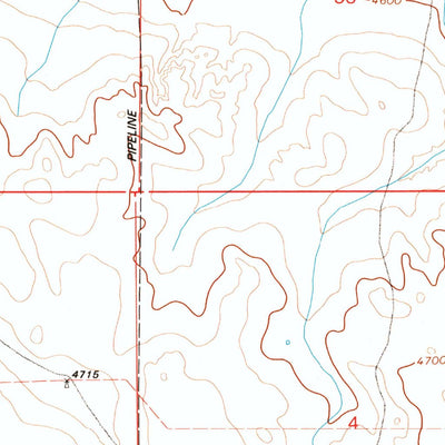 United States Geological Survey Jay Em NW, WY (1990, 24000-Scale) digital map