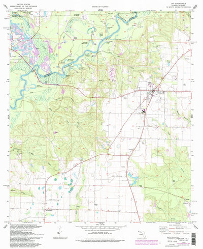 United States Geological Survey Jay, FL-AL (1978, 24000-Scale) digital map
