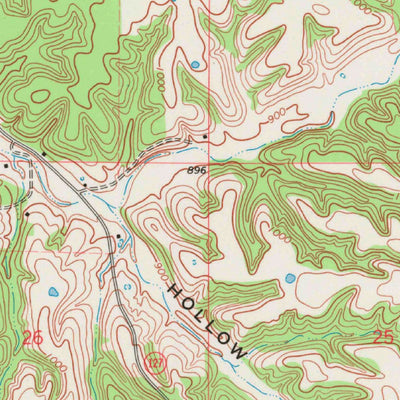United States Geological Survey Jay, OK (1971, 24000-Scale) digital map