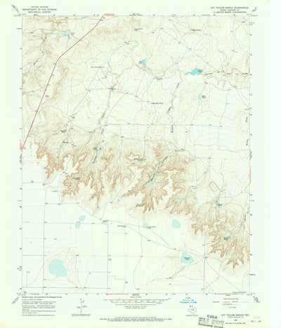 United States Geological Survey Jay Taylor Ranch, TX (1966, 24000-Scale) digital map