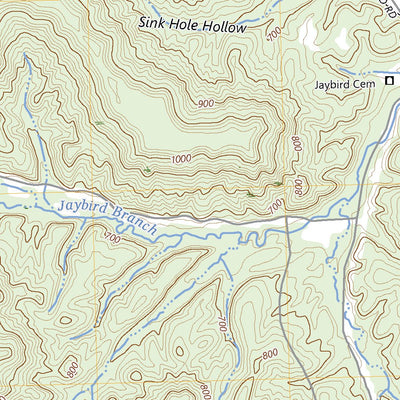 United States Geological Survey Jaybird, OH (2023, 24000-Scale) digital map