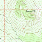 United States Geological Survey Jaycox Mountain, AZ (1970, 24000-Scale) digital map