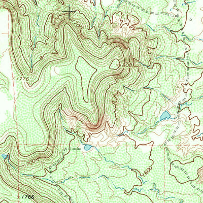 United States Geological Survey Jayell, TX (1966, 24000-Scale) digital map