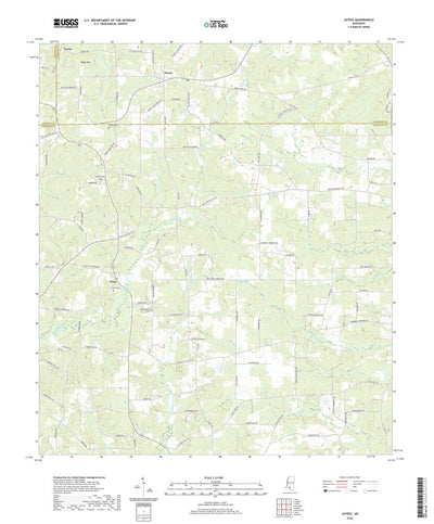 United States Geological Survey Jayess, MS (2020, 24000-Scale) digital map