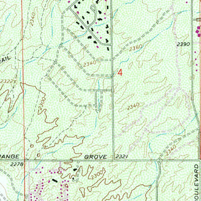 United States Geological Survey Jaynes, AZ (1968, 24000-Scale) digital map