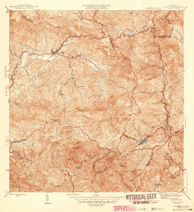 United States Geological Survey Jayuya, PR (1946, 30000-Scale) digital map